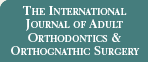 The International Journal of Adult Orthodontics & Orthogathic Surgery